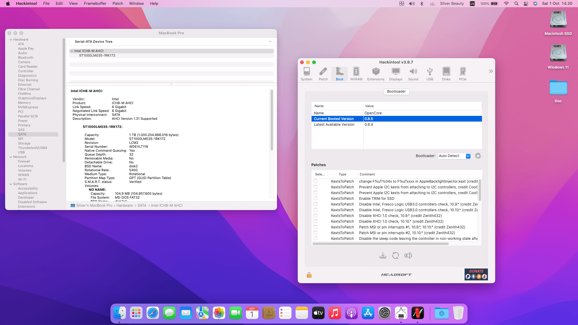 Asus VivoBook A416JAO FHD326 [IceLake   Intel UHD Graphics G1 + I2C]   OpenCore 8